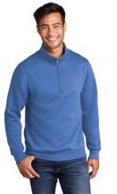 Port & Company ® Adult Unisex Core 7.8-ounce, 50/50 Cotton Poly 1/4-Zip Pullover Sweatshirt